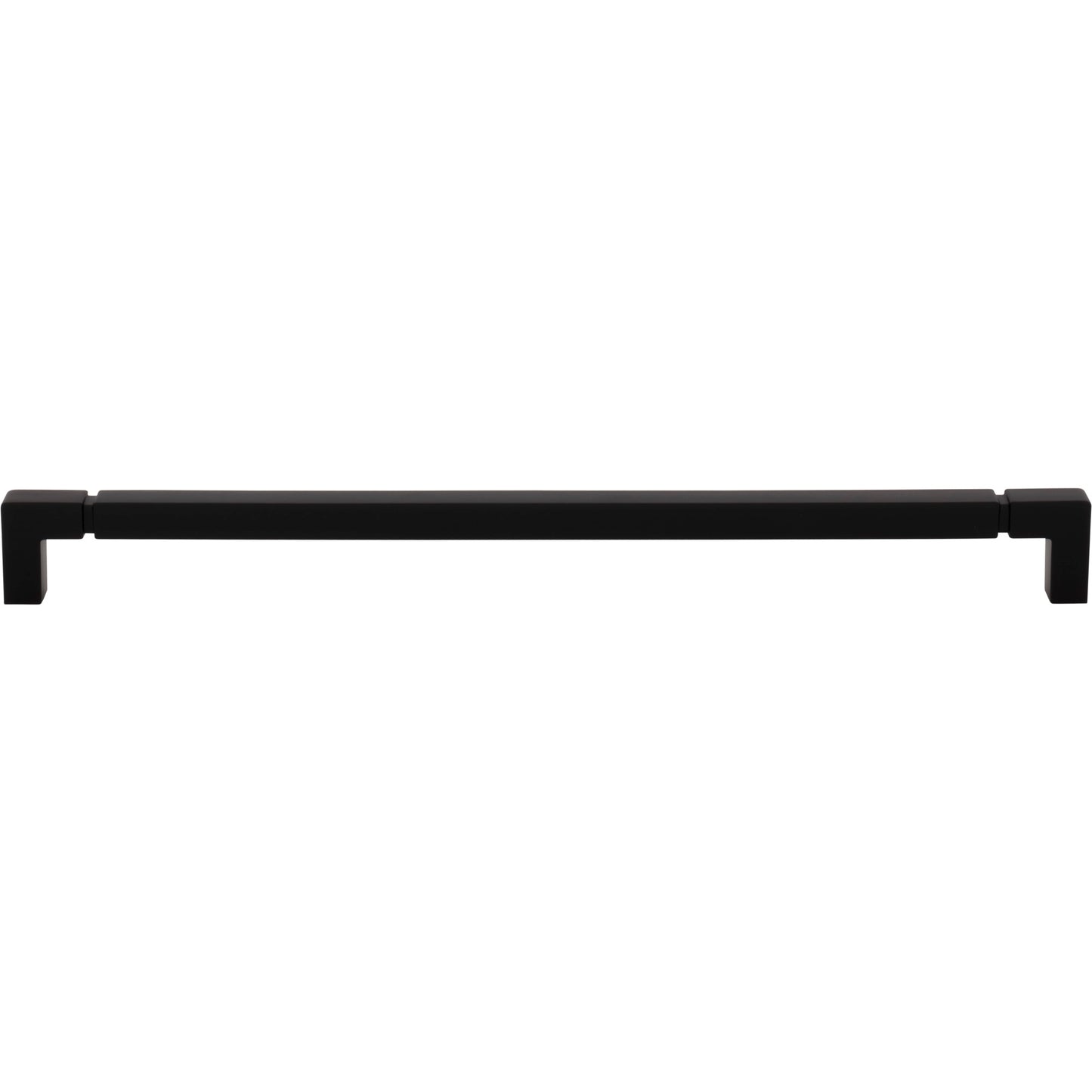 TOP KNOBS TK3226BLK Langston 12" Center to Center Bar Pull - Flat Black