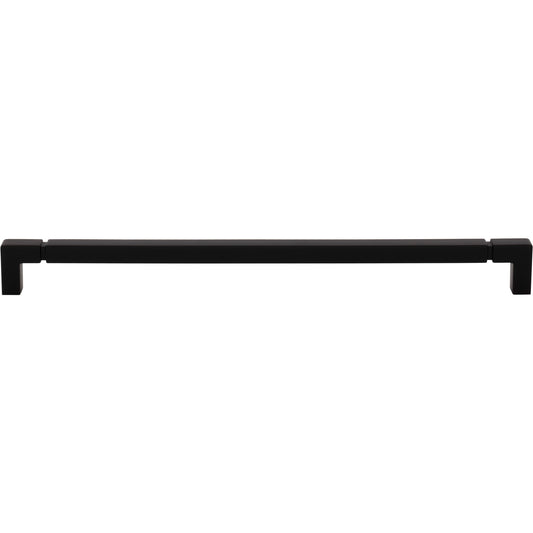 TOP KNOBS TK3226BLK Langston 12" Center to Center Bar Pull - Flat Black