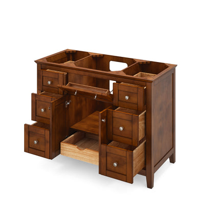 JEFFREY ALEXANDER VN2CHA-48-CH-NT 48" Chocolate Chatham Vanity - Chocolate