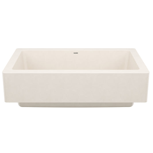 BLANCO 527408 Vintera Vintera SILGRANIT 30" Single Bowl Apron-Front Farmhouse Sink - Soft White in Soft White