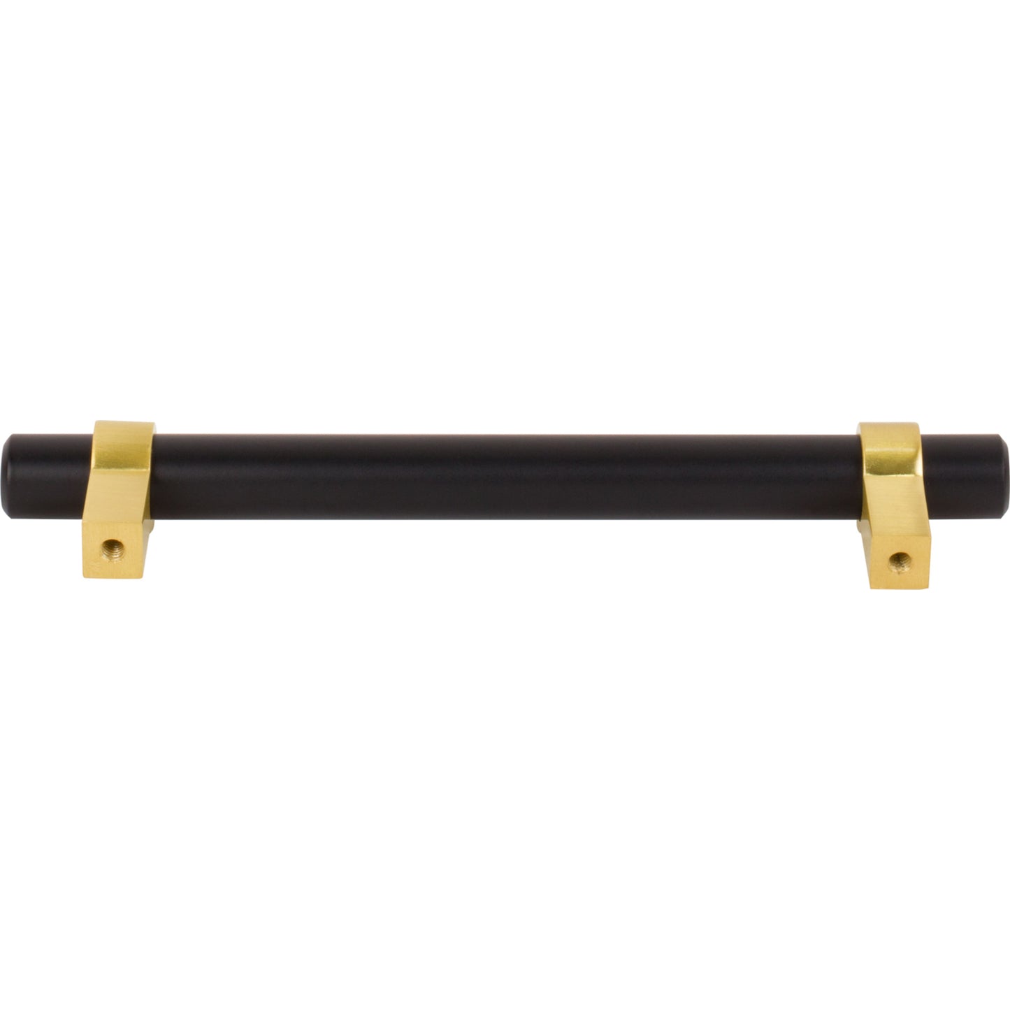 JEFFREY ALEXANDER 5128MBBG Key Grande 128 mm Center-to-Center Bar Pull - Matte Black w/Brushed Gold