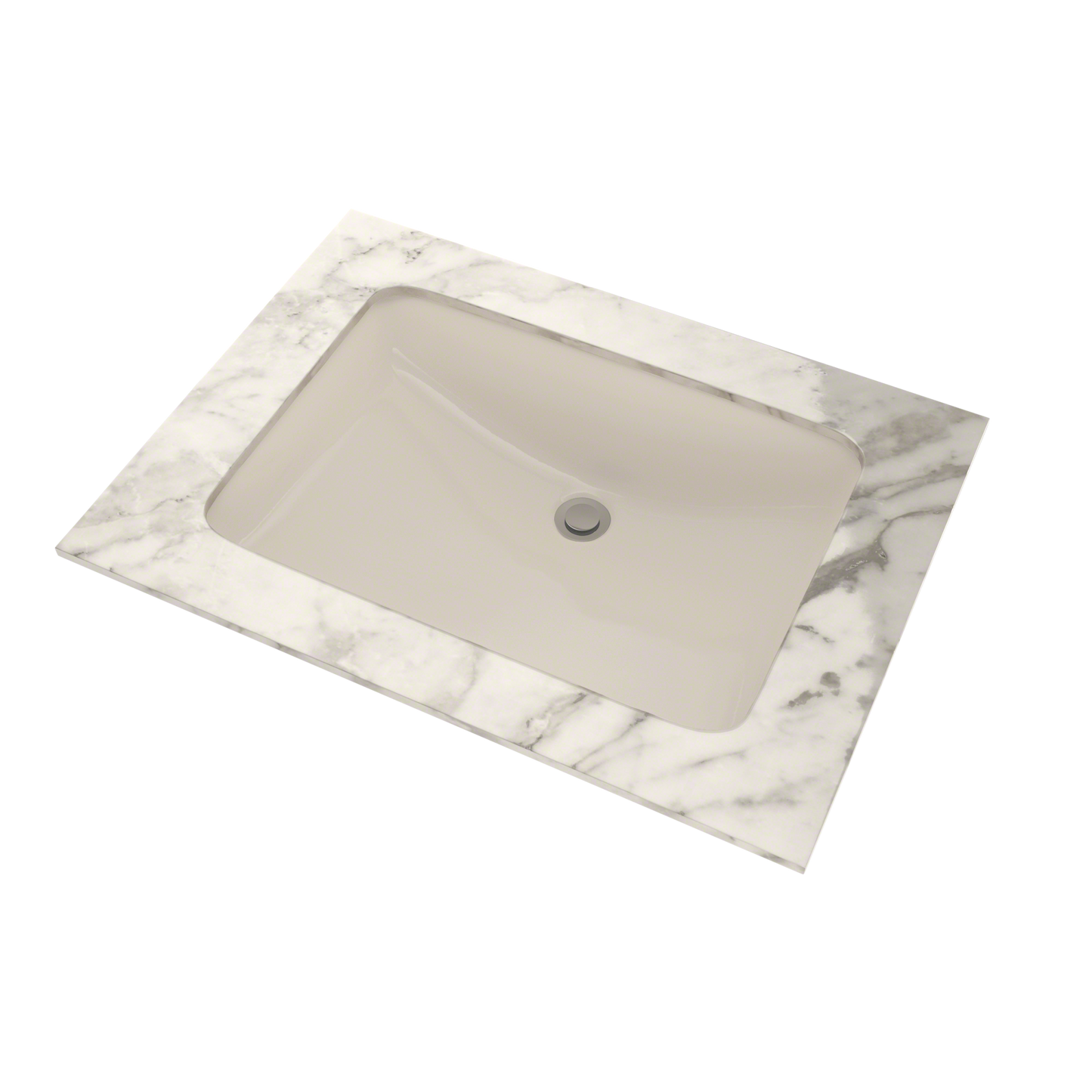 TOTO LT540G#12 21-1/4" x 14-3/8" Large Rectangular Undermount Bathroom Sink with CEFIONTECT , Sedona Beige