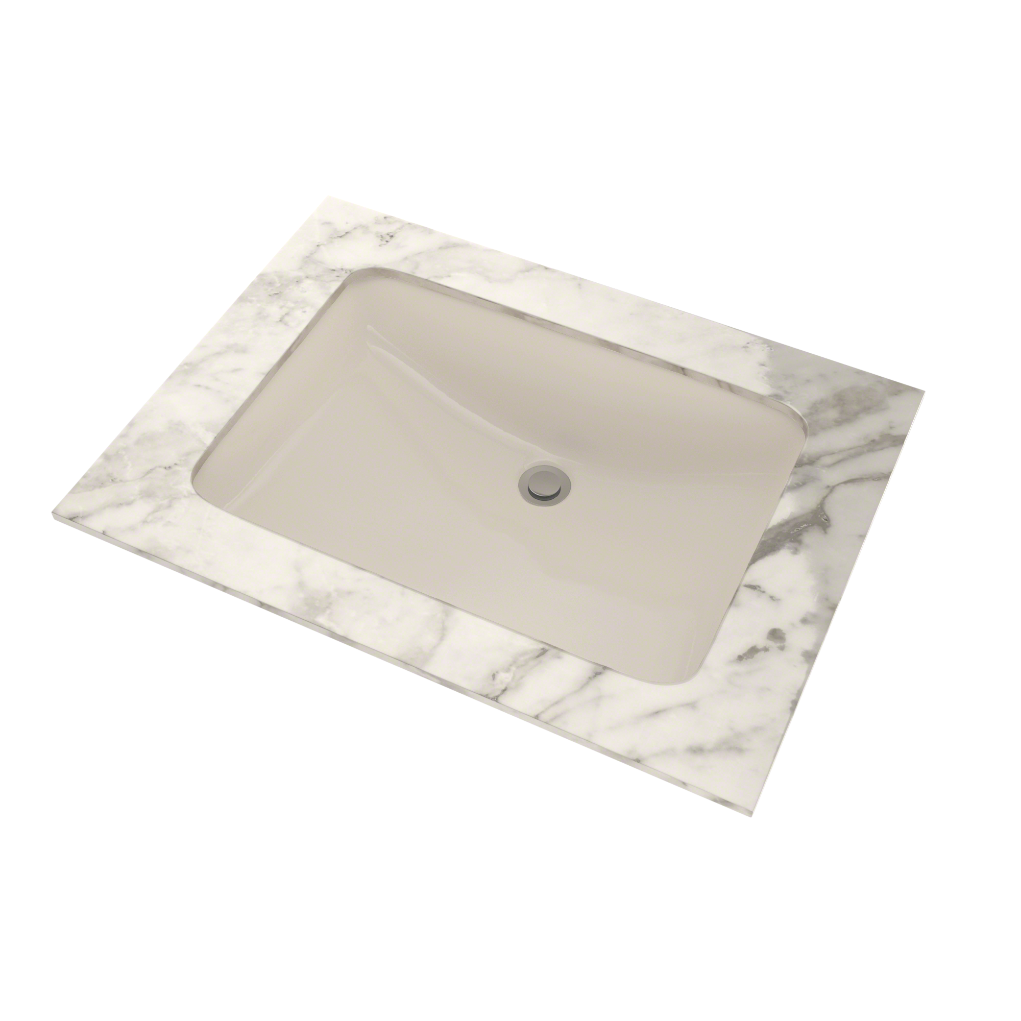 TOTO LT540G#12 21-1/4" X 14-3/8" Large Rectangular Undermount Bathroom Sink With Cefiontect - Sedona Beige