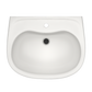 TOTO LPT242G#11 Prominence Oval Basin Pedestal Bathroom Sink with CeFiONtect for Single Hole Faucets , Colonial White