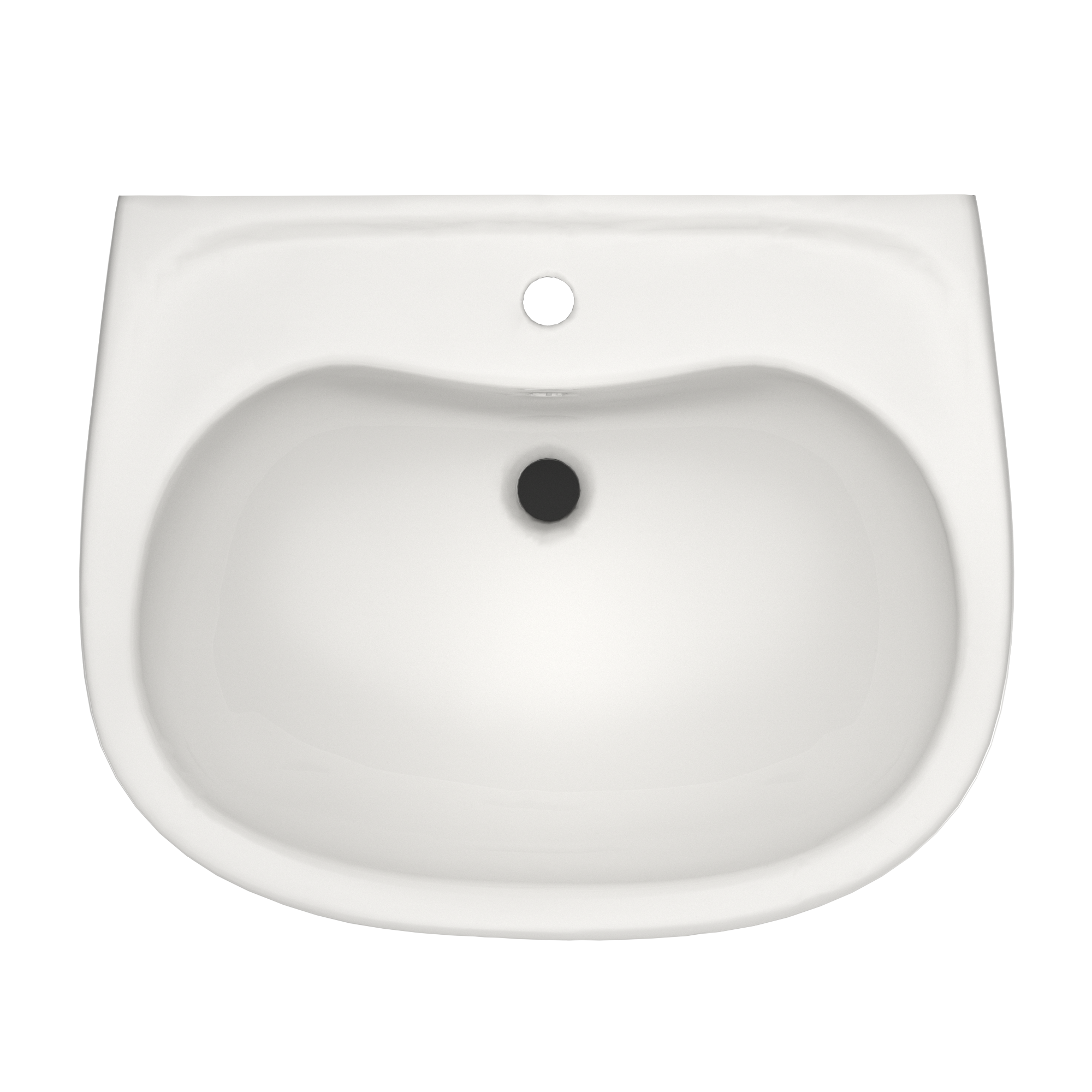 TOTO LHT242G#11 Prominence Oval Wall-Mount Bathroom Sink With Cefiontect And Shroud For Single Hole Faucets - Colonial White