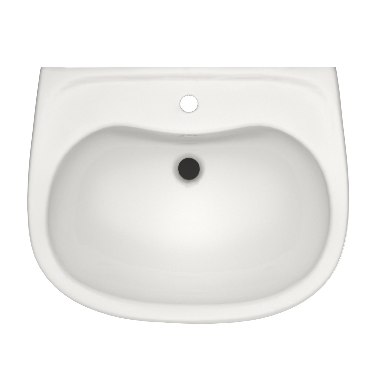 TOTO LPT241G#11 Supreme Oval Basin Pedestal Bathroom Sink With Cefiontect For Single Hole Faucets - Colonial White