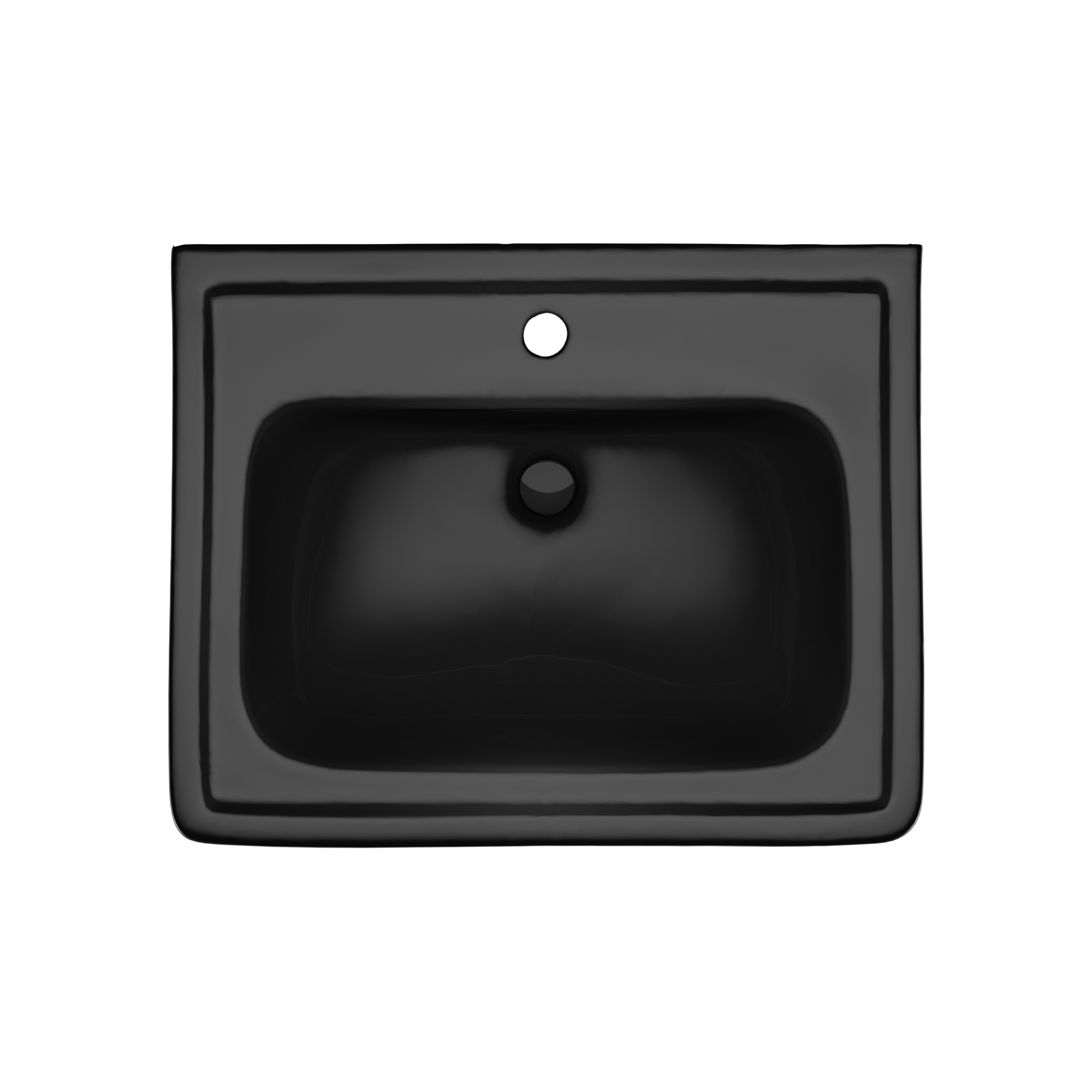 TOTO LPT532N#51 Promenade 24" X 19-1/4" Rectangular Pedestal Bathroom Sink For Single Hole Faucets - Ebony