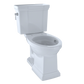 TOTO CST404CEFG#01 Promenade II Two-Piece Elongated 1.28 GPF Universal Height Toilet with CEFIONTECT , Cotton White