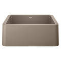 BLANCO 402318 Ikon Ikon SILGRANIT 27" Single Bowl Apron-Front Farmhouse Sink - Truffle in Truffle