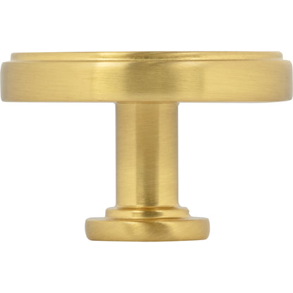 JEFFREY ALEXANDER 171L-BG Richard 1-3/4" Diameter Round Knob - Brushed Gold