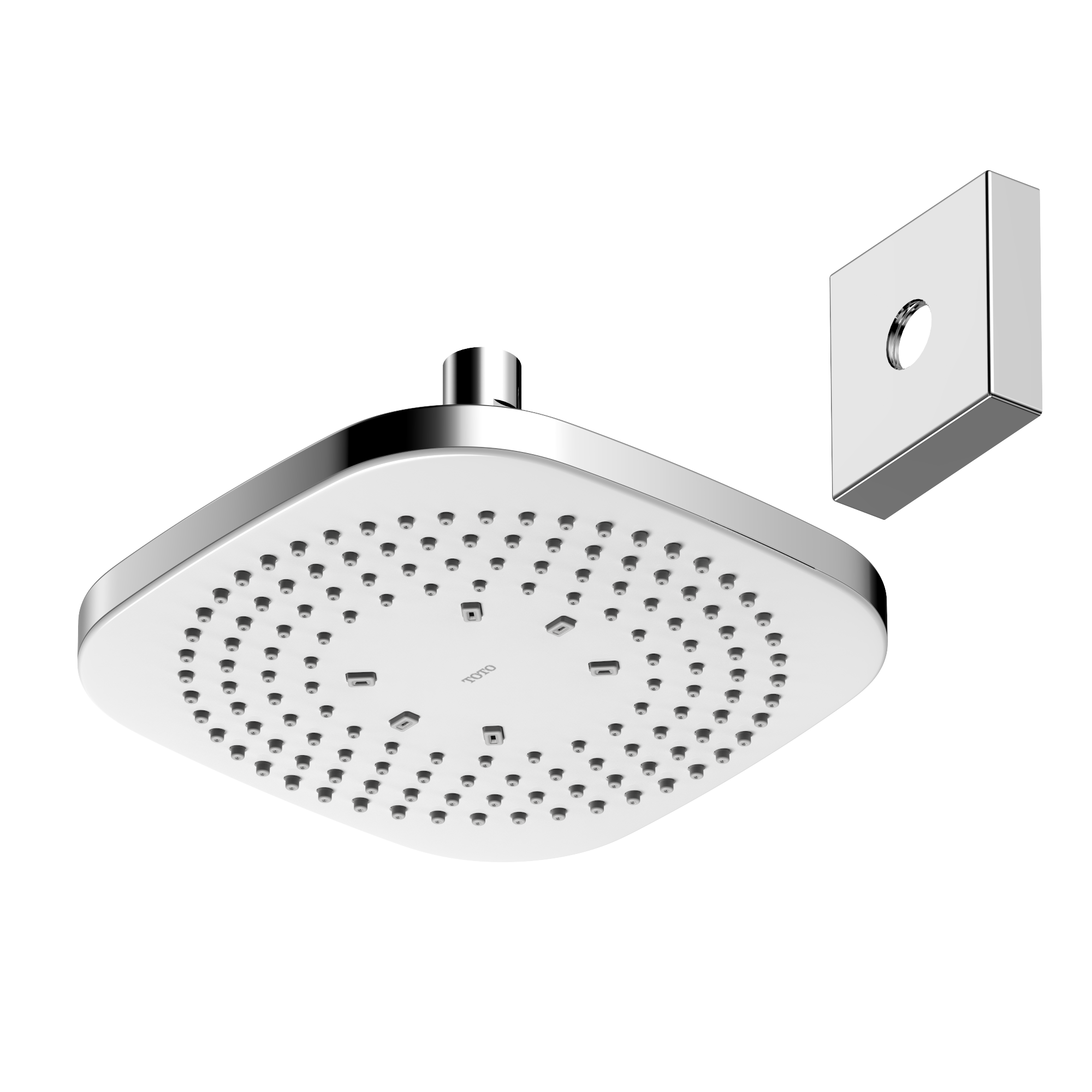 TOTO TBW02003U4#CP G Series 1.75 Gpm Single Spray 8.5 Inch Square Showerhead With Comfort Wave Technology - Polished Chrome