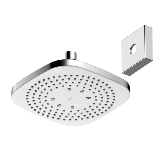 TOTO TBW02003U1#CP G Series 2.5 Gpm Single Spray 8.5 Inch Square Showerhead With Comfort Wave Technology - Polished Chrome