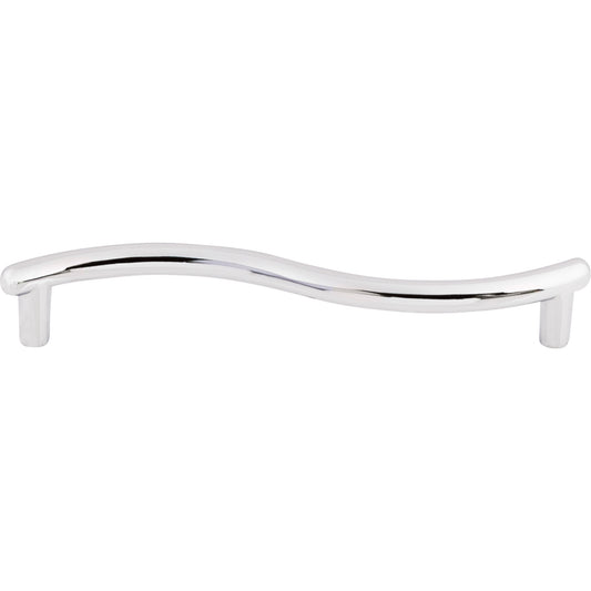 TOP KNOBS M507 Spiral 5 1/16" Center to Center Bar Pull - Polished Chrome