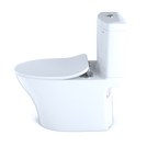 TOTO MS446234CEMGN#01 Aquia Iv Two-Piece Elongated Dual Flush 1.28 And 0.9 Gpf Toilet With Cefiontect And Softclose Seat - Cotton White