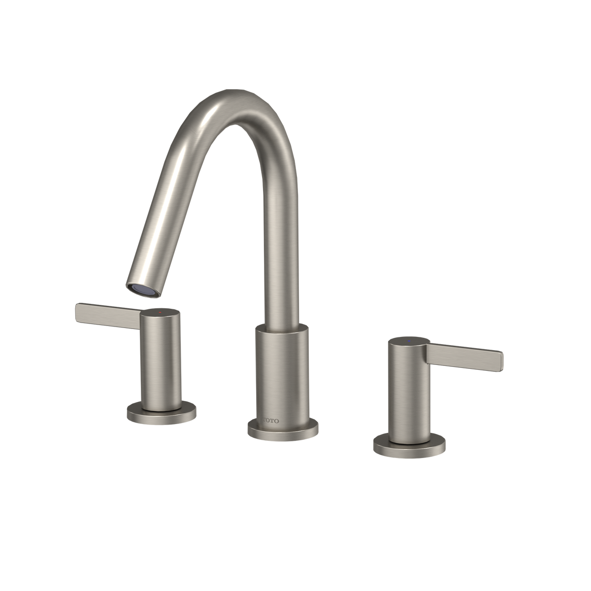 TOTO TBG11201UA#BN Gf Two Lever Handle Deck-Mount Roman Tub Filler Trim - Brushed Nickel