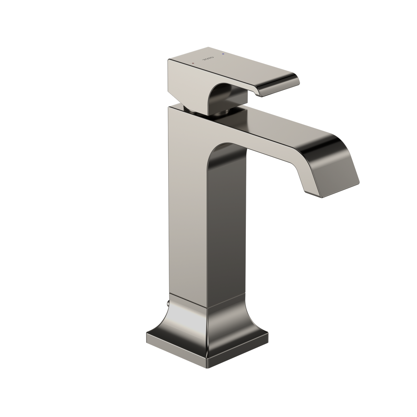 TOTO TLG08303U#PN GC 1.2 GPM Single Handle Semi-Vessel Bathroom Sink Faucet with COMFORT GLIDE Technology , Polished Nickel