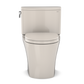 TOTO MS442124CEFG#12 Nexus Two-Piece Elongated 1.28 GPF Universal Height Toilet with CEFIONTECT and SS124 SoftClose Seat , Sedona Beige