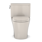 TOTO MS442124CEFG#12 Nexus Two-Piece Elongated 1.28 Gpf Universal Height Toilet With Cefiontect And Ss124 Softclose Seat - Sedona Beige