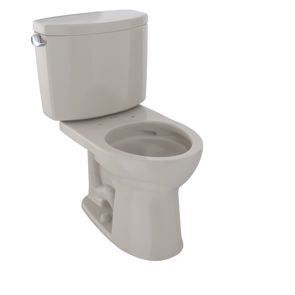 TOTO CST453CEFG#03 Drake Ii Two-Piece Round 1.28 Gpf Universal Height Toilet With Cefiontect - Bone