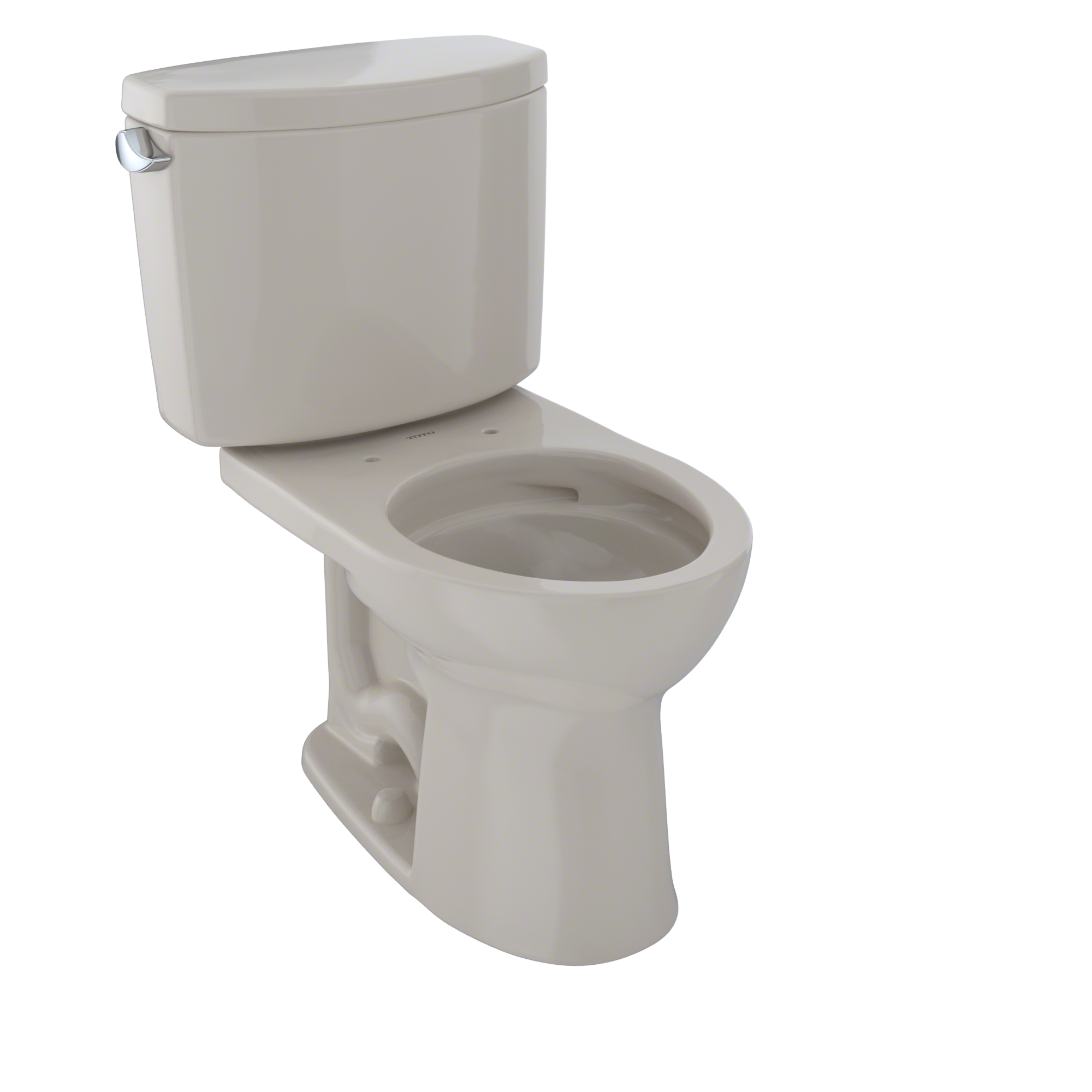 TOTO CST453CEFG#03 Drake Ii Two-Piece Round 1.28 Gpf Universal Height Toilet With Cefiontect - Bone