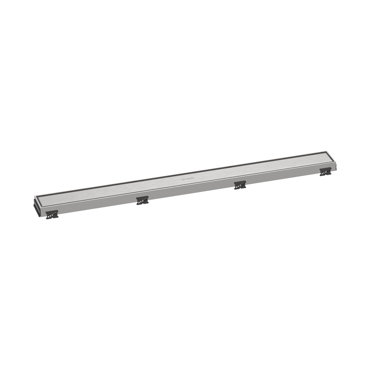 HANSGROHE 56038801 RainDrain Match Trim Zero/ Tile 31 1/2" with Height Adjustable Frame - Brushed Stainless Steel