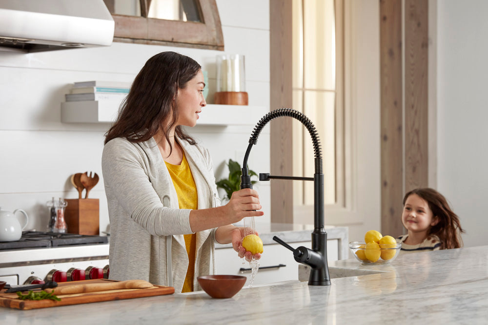 HANSGROHE 04792670 Joleena Semi-Pro Kitchen Faucet, 2-Spray, 1.75 GPM - Matte Black