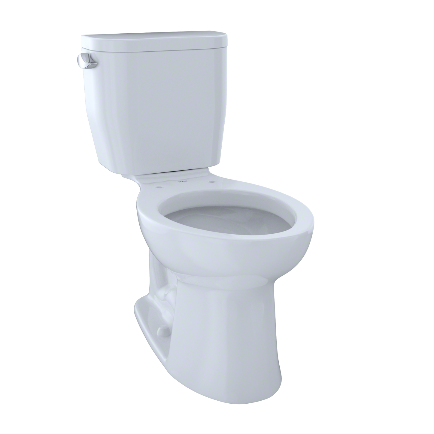 TOTO CST244EF#01 Entrada Two-Piece Elongated 1.28 GPF Universal Height Toilet , Cotton White