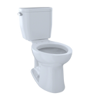 TOTO CST244EF#01 Entrada Two-Piece Elongated 1.28 Gpf Universal Height Toilet - Cotton White
