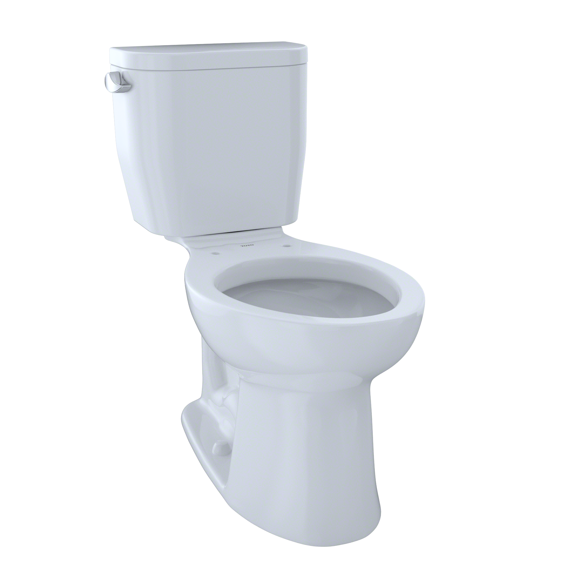 TOTO CST244EF#01 Entrada Two-Piece Elongated 1.28 Gpf Universal Height Toilet - Cotton White