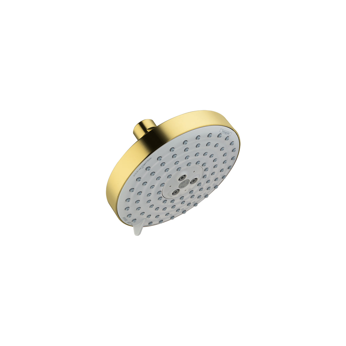 HANSGROHE 27495251 Raindance S Showerhead 150 3-Jet, 2.5 GPM - Brushed Gold Optic