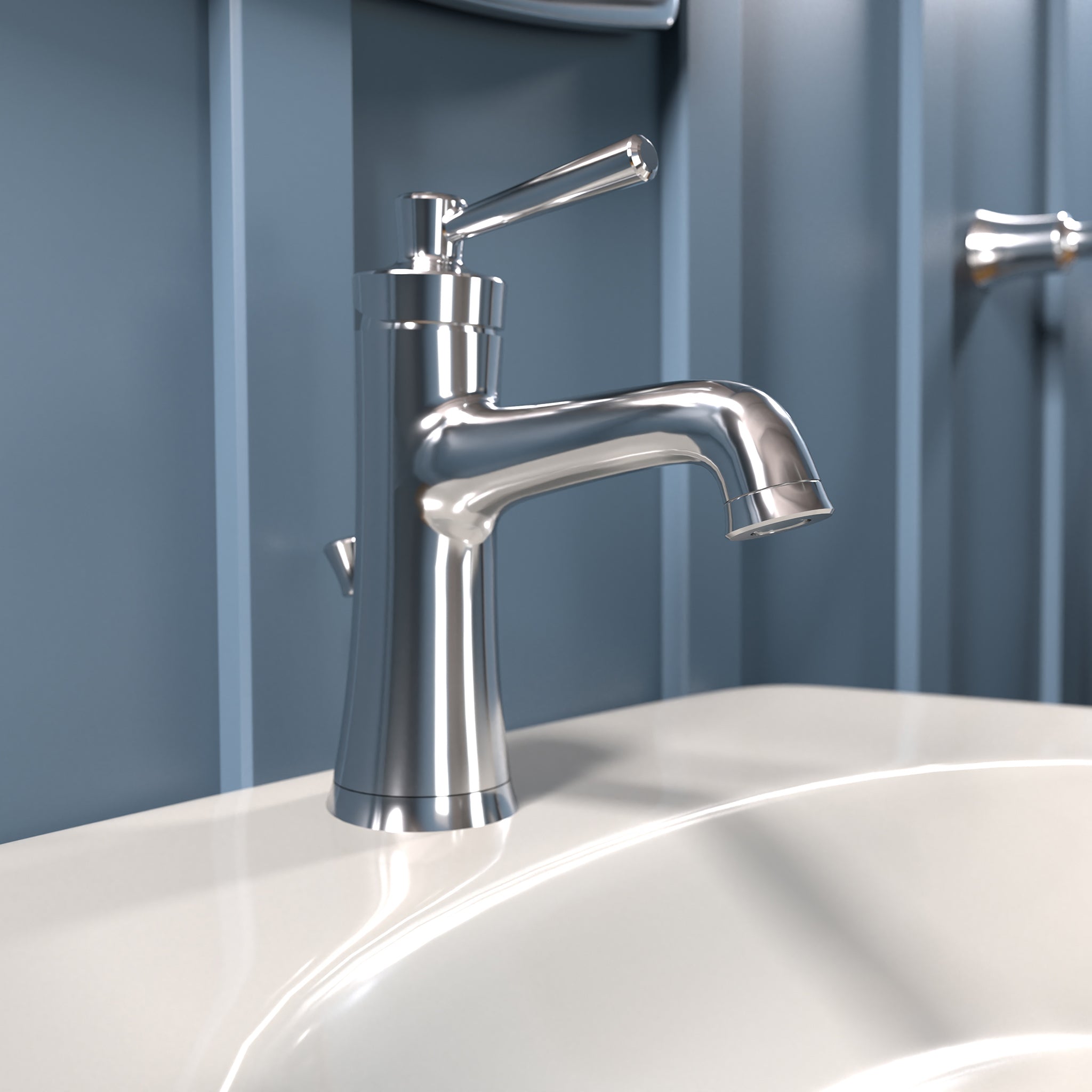 HANSGROHE 04773000 Joleena Single-Hole Faucet 100 with Pop-Up Drain, 0.5 GPM - Chrome