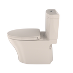 TOTO MS446124CEMGN#12 Aquia Iv Washlet+ Two-Piece Elongated Dual Flush 1.28 And 0.9 Gpf Toilet With Cefiontect - Sedona Beige