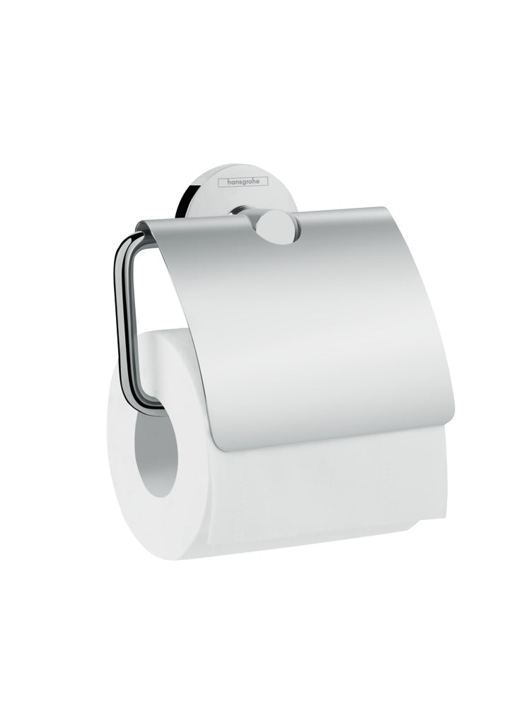 HANSGROHE 41723000 Logis Universal Toilet Paper Holder with Cover - Chrome