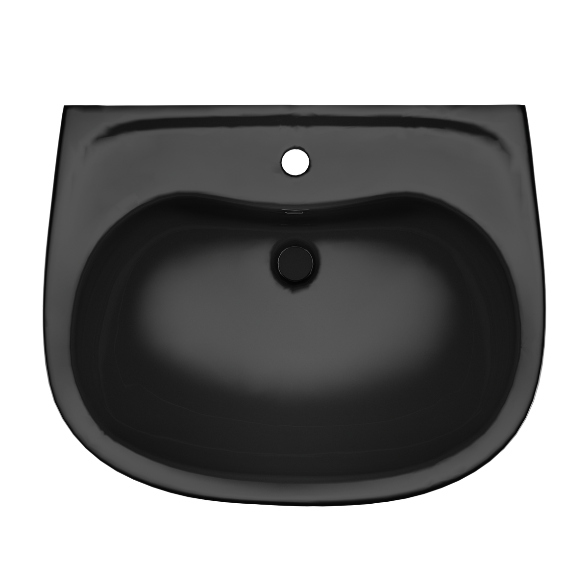 TOTO LPT242#51 Prominence Oval Basin Pedestal Bathroom Sink For Single Hole Faucets - Ebony