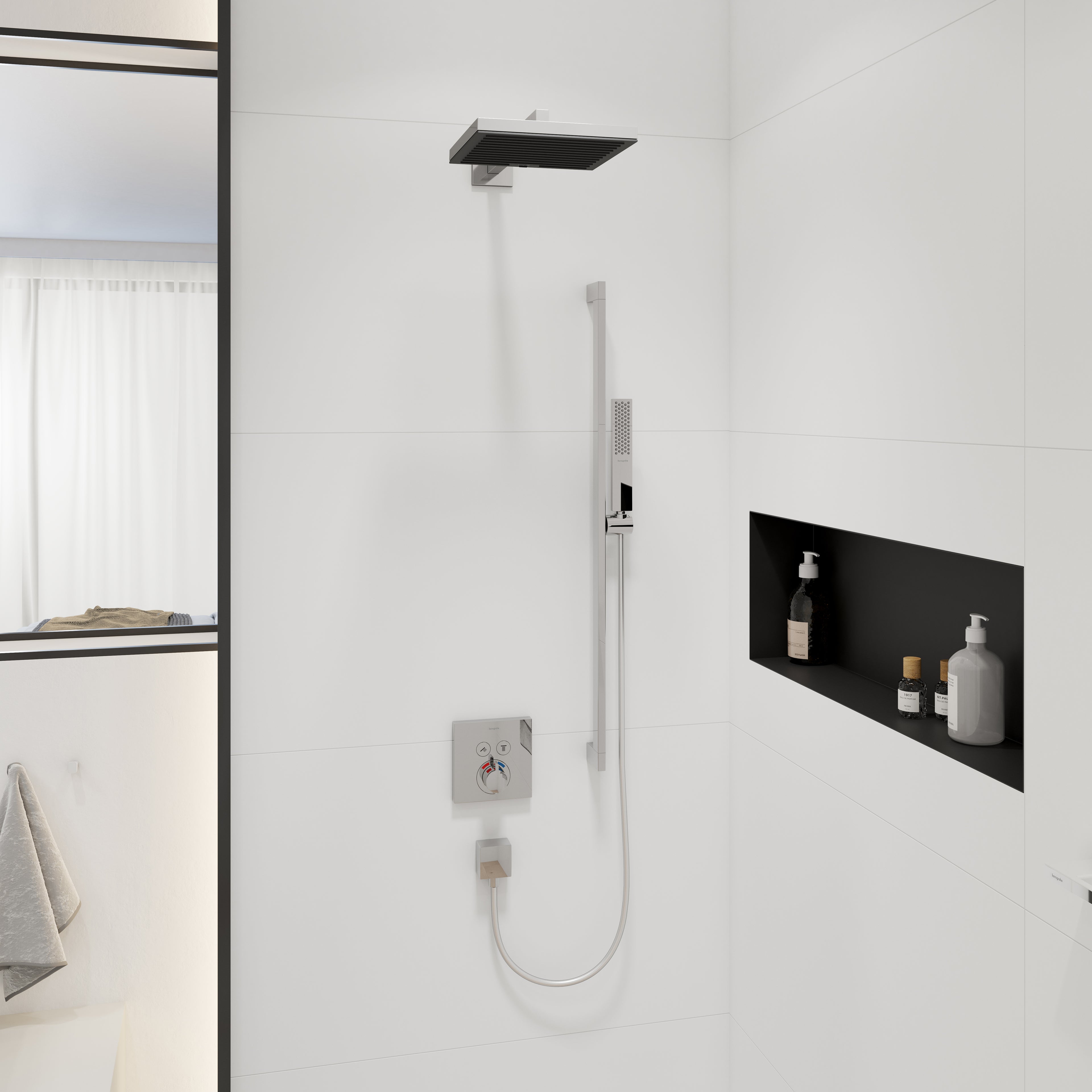 HANSGROHE 24337001 Pulsify E Showerarm E,15" - Chrome