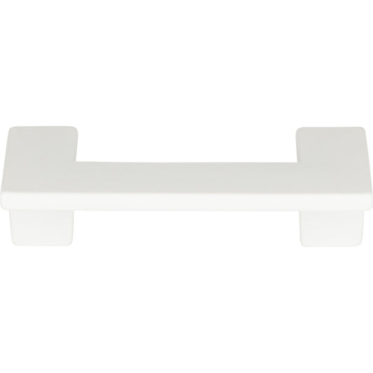 ATLAS A846-WG U Turn 2 1/2" Center to Center Bar Pull , High White Gloss