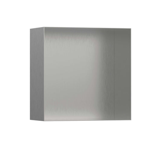 HANSGROHE 56079800 XtraStoris Minimalistic Wall Niche Frameless 12"x 12"x 5.5"  in Brushed Stainless Steel