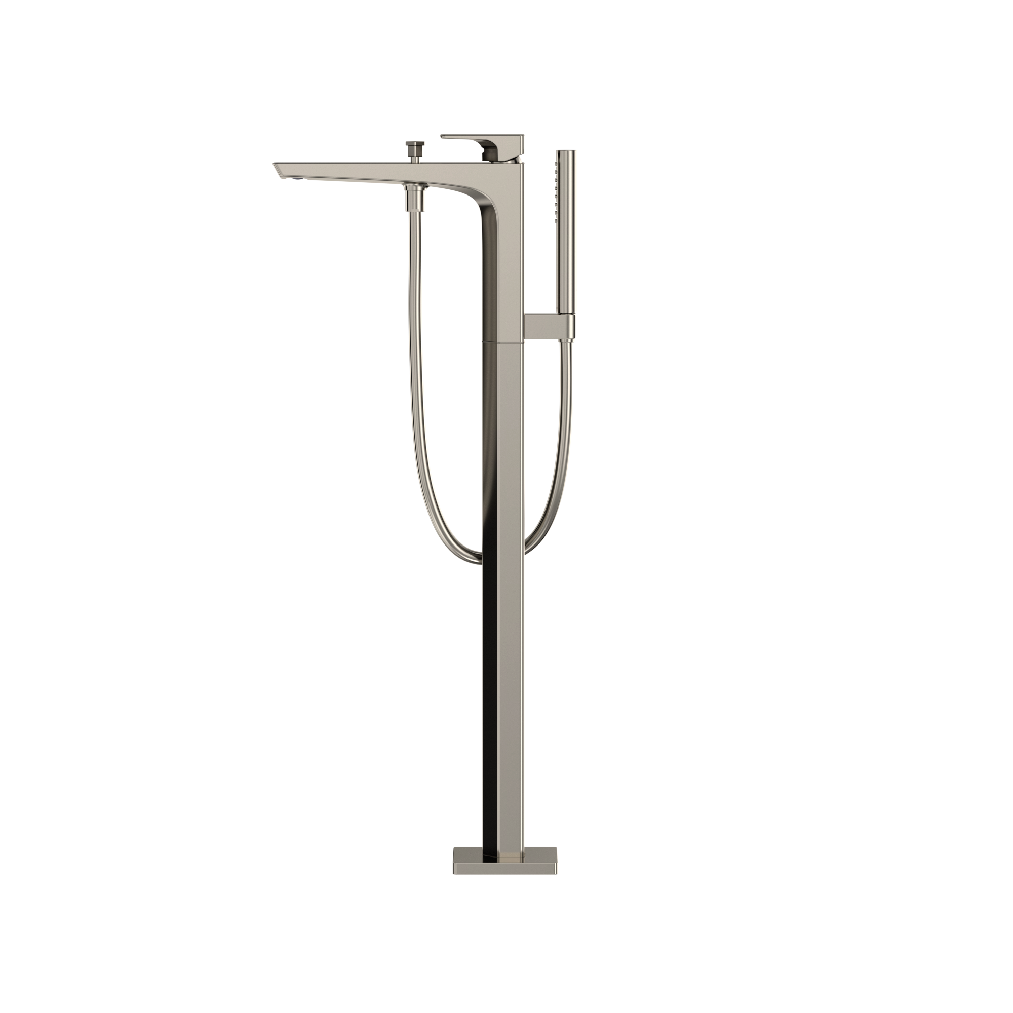 TOTO TBG07306U#PN Ge Single-Handle Free Standing Tub Filler With Handshower - Polished Nickel
