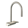 HANSGROHE 73837831 Aquno Select HighArc Kitchen Faucet, 3-Spray Pull-Down, 1.75 GPM - Polished Nickel