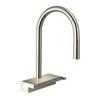 HANSGROHE 73837831 Aquno Select HighArc Kitchen Faucet, 3-Spray Pull-Down, 1.75 GPM - Polished Nickel