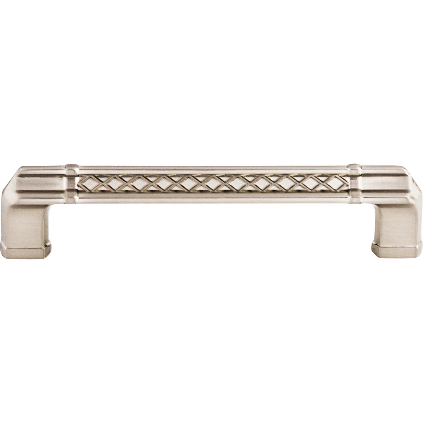 TOP KNOBS TK206BSN Tower Bridge 5" Center to Center Bar Pull - Brushed Satin Nickel