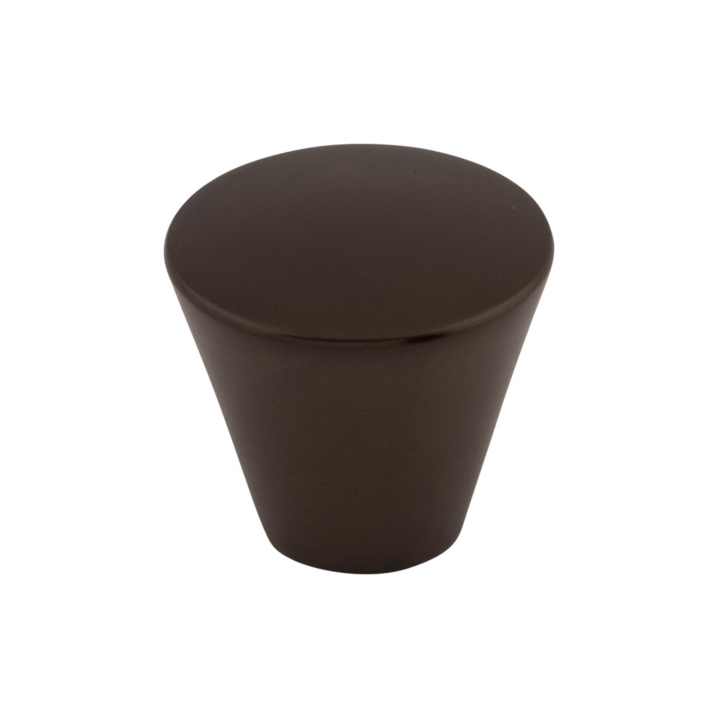 TOP KNOBS M1602 Cone 1 1/16" Diameter Round Knob - Oil Rubbed Bronze