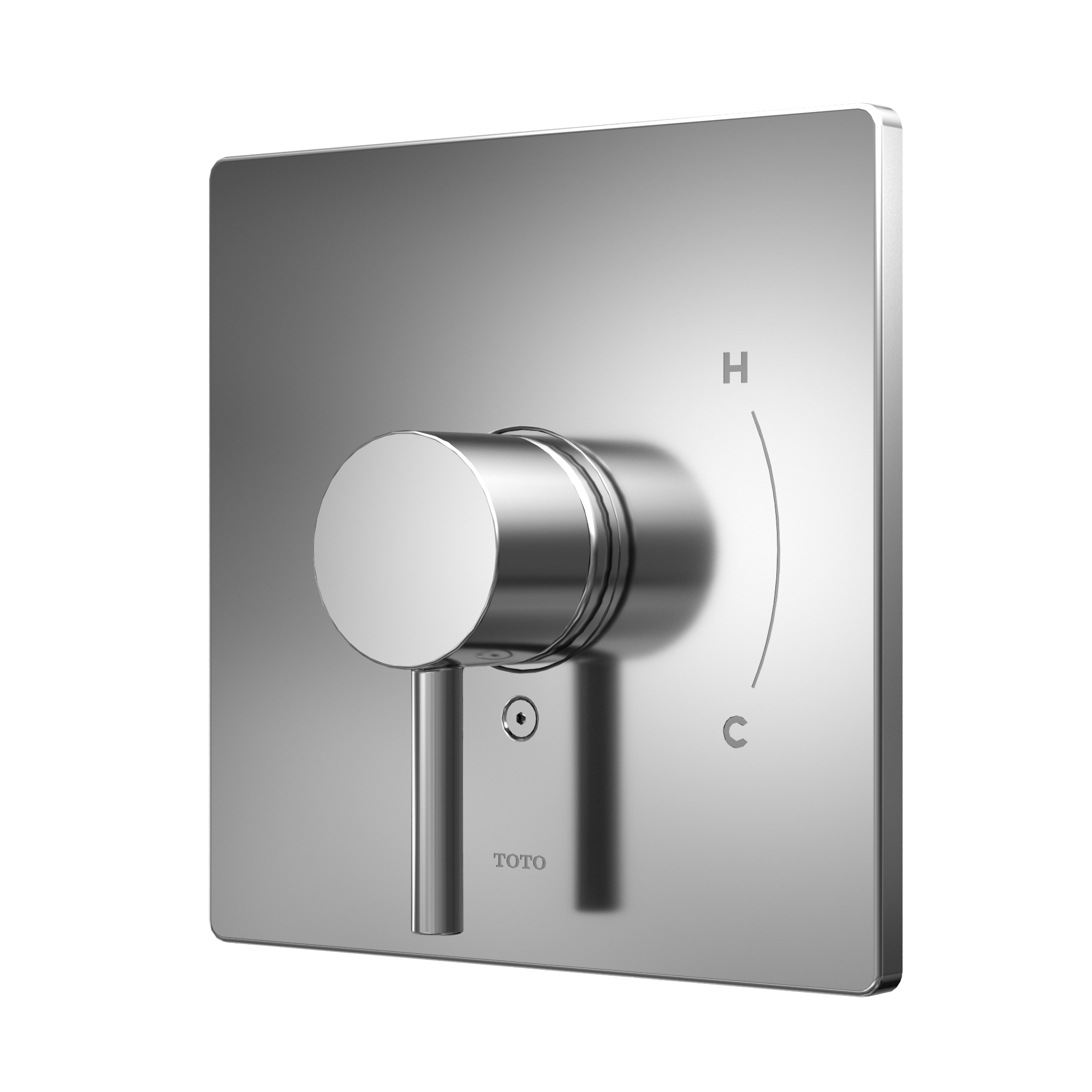 TOTO TBV02801U#CP Square Pressure Balance Valve Shower Trim - Polished Chrome
