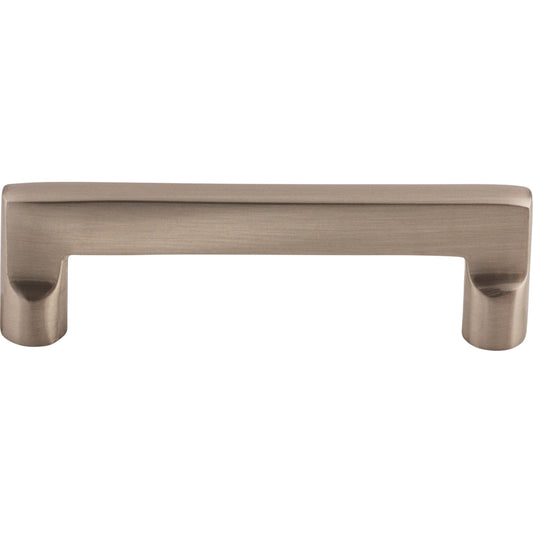 TOP KNOBS M1972 Aspen II Flat Sided 4" Center to Center Bar Pull - Brushed Satin Nickel