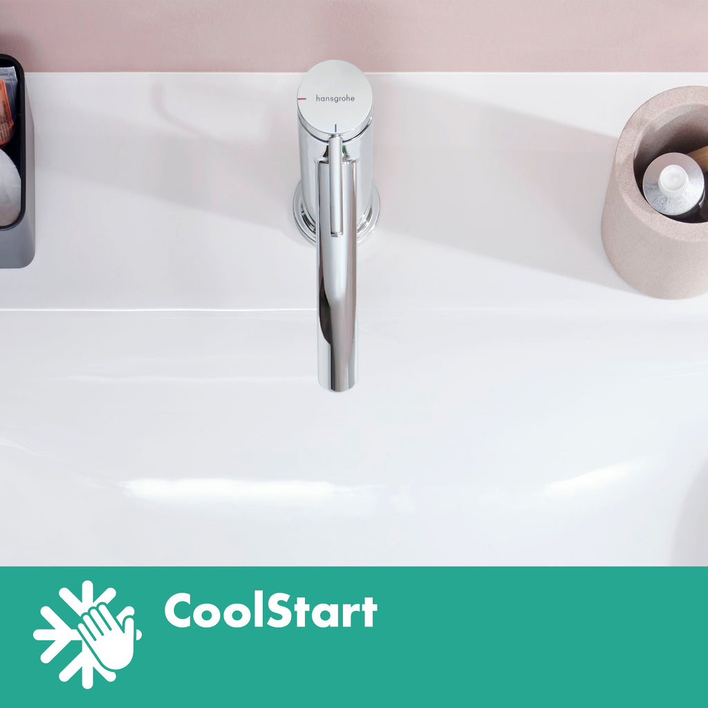 HANSGROHE 73314001 Tecturis S Single-Hole Faucet 110 with Pop-Up Drain, 1.2 GPM - Chrome