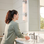 HANSGROHE 04774820 Joleena Widespread Faucet 100 with Pop-Up Drain, 1.2 GPM - Brushed Nickel