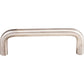 TOP KNOBS SS31 Bent Bar (10mm Diameter) 3 3/4" Center to Center Bar Pull - Stainless Steel