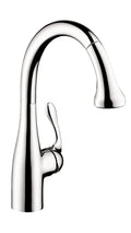 HANSGROHE 04066000 Allegro E Gourmet HighArc Kitchen Faucet, 2-Spray Pull-Down, 1.75 GPM - Chrome