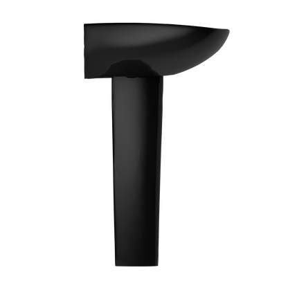 TOTO LPT242#51 Prominence Oval Basin Pedestal Bathroom Sink For Single Hole Faucets - Ebony