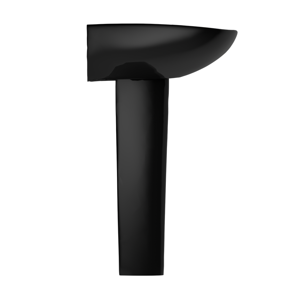TOTO LPT241.4#51 Supreme Oval Basin Pedestal Bathroom Sink For4 Inch Center Faucets - Ebony